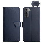 Custodia per telefono flip orizzontale in vera pelle a prova di impronte digitali, For Samsung Galaxy S22 5G, For Samsung Galaxy S22+ 5G, For Samsung Galaxy S22 Ultra 5G