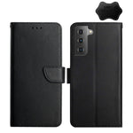 Custodia per telefono flip orizzontale in vera pelle a prova di impronte digitali, For Samsung Galaxy S22 5G, For Samsung Galaxy S22+ 5G, For Samsung Galaxy S22 Ultra 5G