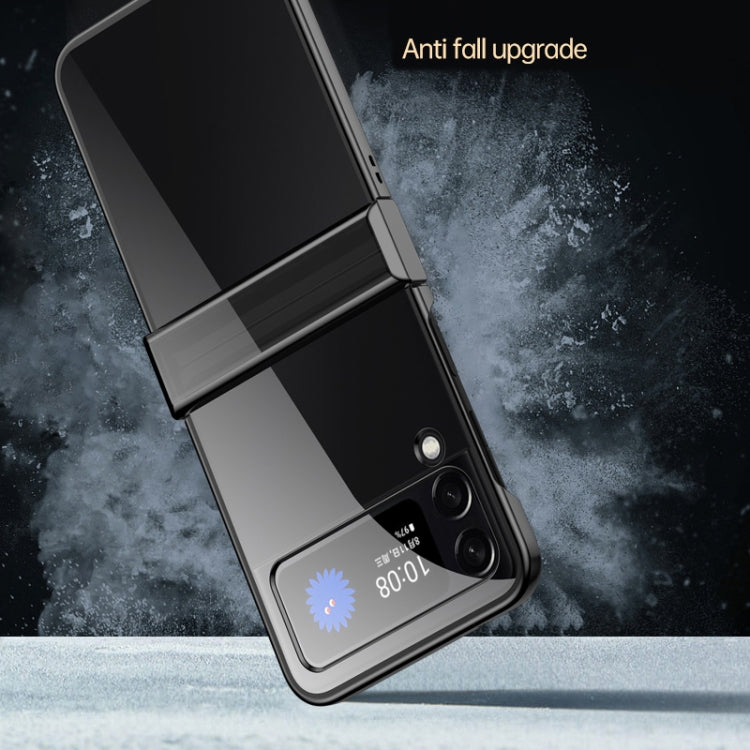 Custodia per telefono PC trasparente elettrolitico, For Samsung Galaxy Z Flip3 5G
