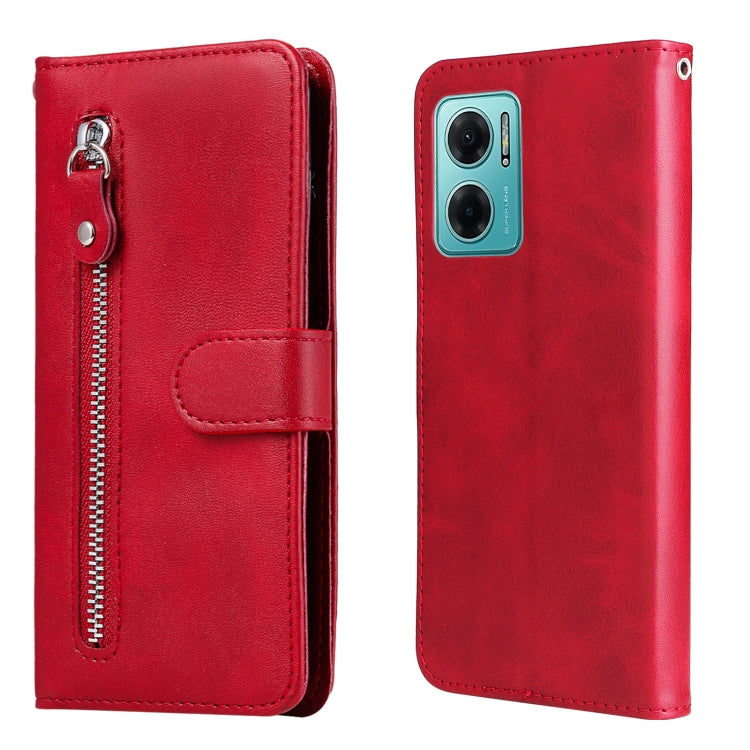 Custodia in pelle flip orizzontale con cerniera Fashion Calf Texture, For Xiaomi Redmi Note 11E, For Huawei Nova 9 Pro/Honor 50 Pro, For vivo Y55 5G/Y75 5G/T1 5G, For OPPO Realme C35