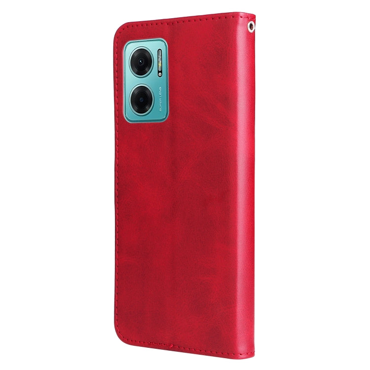Custodia in pelle flip orizzontale con cerniera Fashion Calf Texture, For Xiaomi Redmi Note 11E, For Huawei Nova 9 Pro/Honor 50 Pro, For vivo Y55 5G/Y75 5G/T1 5G, For OPPO Realme C35