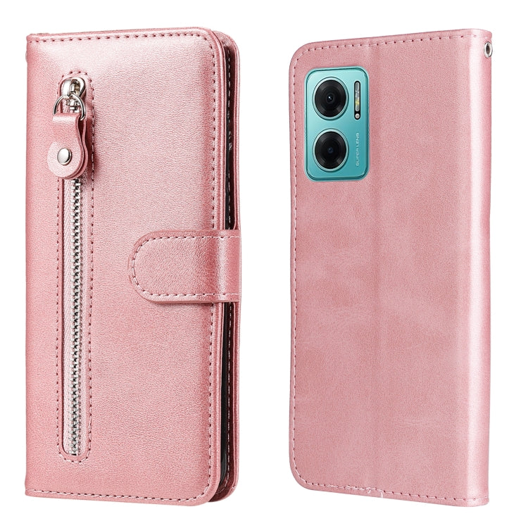 Custodia in pelle flip orizzontale con cerniera Fashion Calf Texture, For Xiaomi Redmi Note 11E, For Huawei Nova 9 Pro/Honor 50 Pro, For vivo Y55 5G/Y75 5G/T1 5G, For OPPO Realme C35