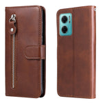Custodia in pelle flip orizzontale con cerniera Fashion Calf Texture, For Xiaomi Redmi Note 11E, For Huawei Nova 9 Pro/Honor 50 Pro, For vivo Y55 5G/Y75 5G/T1 5G, For OPPO Realme C35