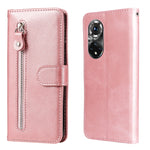 Custodia in pelle flip orizzontale con cerniera Fashion Calf Texture, For Xiaomi Redmi Note 11E, For Huawei Nova 9 Pro/Honor 50 Pro, For vivo Y55 5G/Y75 5G/T1 5G, For OPPO Realme C35
