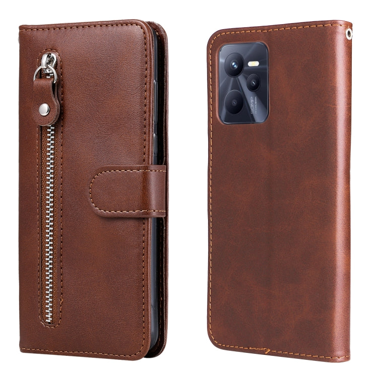 Custodia in pelle flip orizzontale con cerniera Fashion Calf Texture, For Xiaomi Redmi Note 11E, For Huawei Nova 9 Pro/Honor 50 Pro, For vivo Y55 5G/Y75 5G/T1 5G, For OPPO Realme C35