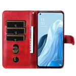 Custodia in pelle flip orizzontale con cerniera Fashion Calf Texture, For OPPO Reno7 SE 5G, For OPPO Reno7 Z/A96 5G/OnePlus Nord N20 5G