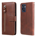 Custodia in pelle flip orizzontale con cerniera Fashion Calf Texture, For OPPO Reno7 SE 5G, For OPPO Reno7 Z/A96 5G/OnePlus Nord N20 5G