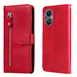 Custodia in pelle flip orizzontale con cerniera Fashion Calf Texture, For OPPO Reno7 SE 5G, For OPPO Reno7 Z/A96 5G/OnePlus Nord N20 5G