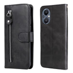 Custodia in pelle flip orizzontale con cerniera Fashion Calf Texture, For OPPO Reno7 SE 5G, For OPPO Reno7 Z/A96 5G/OnePlus Nord N20 5G