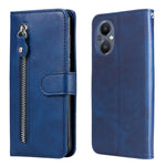 Custodia in pelle flip orizzontale con cerniera Fashion Calf Texture, For OPPO Reno7 SE 5G, For OPPO Reno7 Z/A96 5G/OnePlus Nord N20 5G
