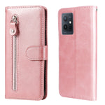 Custodia in pelle flip orizzontale con cerniera Fashion Calf Texture, For Xiaomi Redmi Note 11E, For Huawei Nova 9 Pro/Honor 50 Pro, For vivo Y55 5G/Y75 5G/T1 5G, For OPPO Realme C35