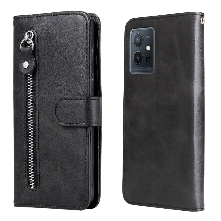 Custodia in pelle flip orizzontale con cerniera Fashion Calf Texture, For Xiaomi Redmi Note 11E, For Huawei Nova 9 Pro/Honor 50 Pro, For vivo Y55 5G/Y75 5G/T1 5G, For OPPO Realme C35