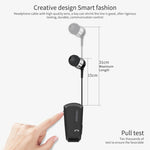 Fineblue F990 CVC6.0 Auricolare Lavalier Bluetooth con riduzione del rumore, promemoria vibrazioni di supporto