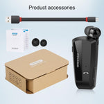 Fineblue F990 CVC6.0 Auricolare Lavalier Bluetooth con riduzione del rumore, promemoria vibrazioni di supporto