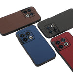 Custodia per telefono in PU con trama in fibra di carbonio con foro preciso, For OnePlus 10 Pro, For Google Pixel 7, For Google Pixel 7 Pro, For Samsung Galaxy A73 5G