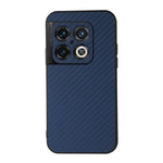 Custodia per telefono in PU con trama in fibra di carbonio con foro preciso, For OnePlus 10 Pro, For Google Pixel 7, For Google Pixel 7 Pro, For Samsung Galaxy A73 5G