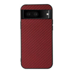 Custodia per telefono in PU con trama in fibra di carbonio con foro preciso, For OnePlus 10 Pro, For Google Pixel 7, For Google Pixel 7 Pro, For Samsung Galaxy A73 5G