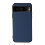 Custodia per telefono in PU con trama in fibra di carbonio con foro preciso, For OnePlus 10 Pro, For Google Pixel 7, For Google Pixel 7 Pro, For Samsung Galaxy A73 5G