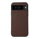Custodia per telefono in PU con trama in fibra di carbonio con foro preciso, For OnePlus 10 Pro, For Google Pixel 7, For Google Pixel 7 Pro, For Samsung Galaxy A73 5G
