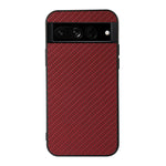 Custodia per telefono in PU con trama in fibra di carbonio con foro preciso, For OnePlus 10 Pro, For Google Pixel 7, For Google Pixel 7 Pro, For Samsung Galaxy A73 5G