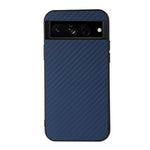 Custodia per telefono in PU con trama in fibra di carbonio con foro preciso, For OnePlus 10 Pro, For Google Pixel 7, For Google Pixel 7 Pro, For Samsung Galaxy A73 5G