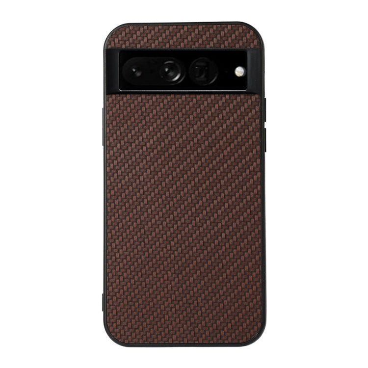 Custodia per telefono in PU con trama in fibra di carbonio con foro preciso, For OnePlus 10 Pro, For Google Pixel 7, For Google Pixel 7 Pro, For Samsung Galaxy A73 5G
