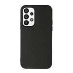Custodia per telefono in PU con trama in fibra di carbonio con foro preciso, For OnePlus 10 Pro, For Google Pixel 7, For Google Pixel 7 Pro, For Samsung Galaxy A73 5G