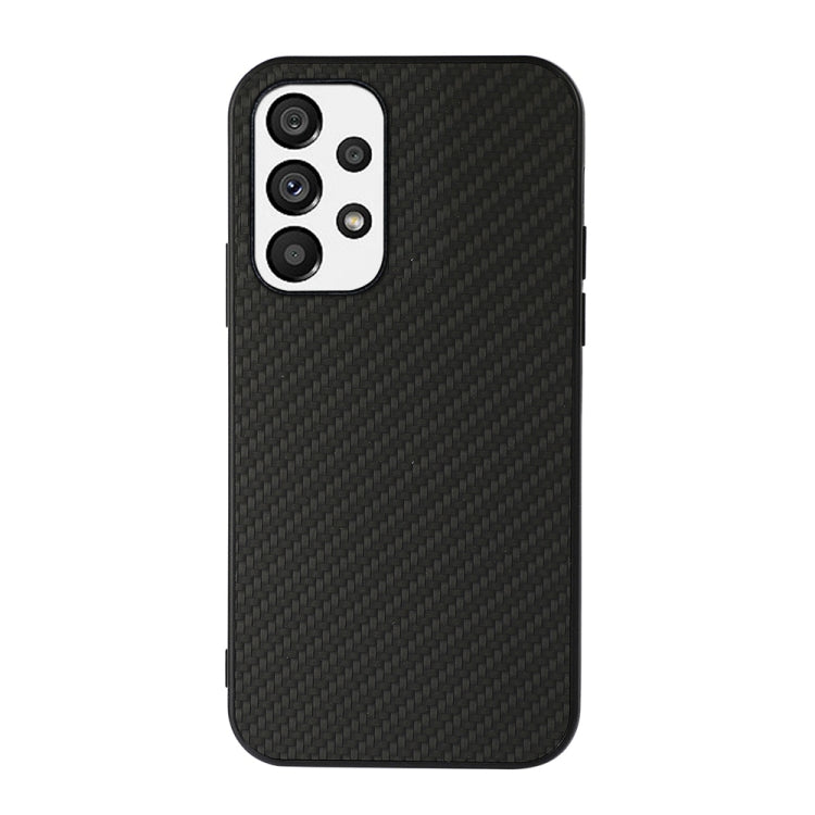 Custodia per telefono in PU con trama in fibra di carbonio con foro preciso, For OnePlus 10 Pro, For Google Pixel 7, For Google Pixel 7 Pro, For Samsung Galaxy A73 5G