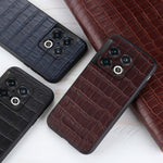 Cassa del telefono in vera pelle con trama in coccodrillo con foro accurato, For OnePlus 10 Pro Accurate Hole, For Google Pixel 7, For Google Pixel 7 Pro, For Samsung Galaxy A73 5G
