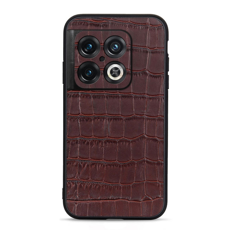 Cassa del telefono in vera pelle con trama in coccodrillo con foro accurato, For OnePlus 10 Pro Accurate Hole, For Google Pixel 7, For Google Pixel 7 Pro, For Samsung Galaxy A73 5G
