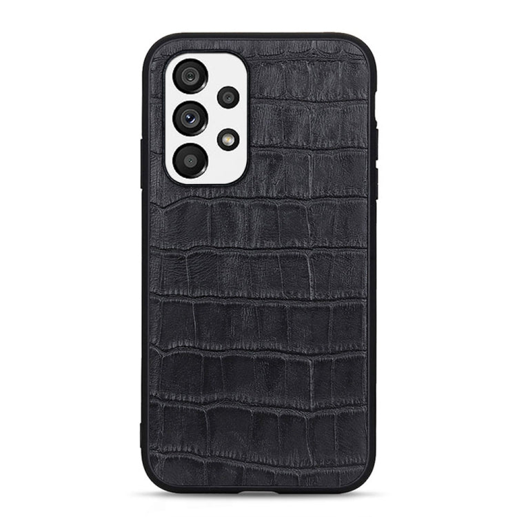 Cassa del telefono in vera pelle con trama in coccodrillo con foro accurato, For OnePlus 10 Pro Accurate Hole, For Google Pixel 7, For Google Pixel 7 Pro, For Samsung Galaxy A73 5G