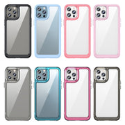 Custodia per telefono in acrilico + TPU serie colorata, For iPhone 13 Pro, For iPhone 13 Pro Max