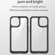 Custodia per telefono in acrilico + TPU serie colorata, For iPhone 13 Pro, For iPhone 13 Pro Max