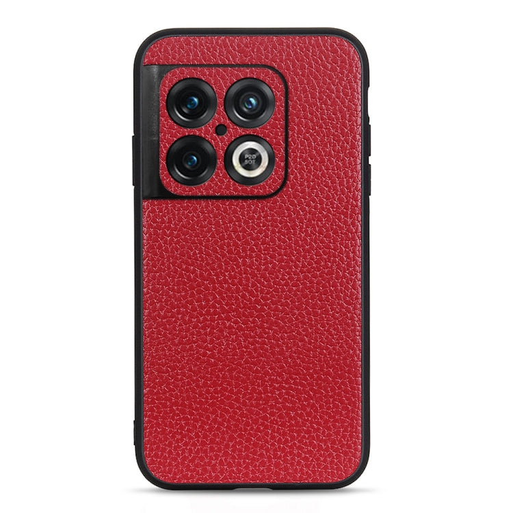 Cassa del telefono in vera pelle con texture Litchi con foro accurato, For OnePlus 10 Pro, For Google Pixel 7, For Google Pixel 7 Pro, For Samsung Galaxy A73 5G