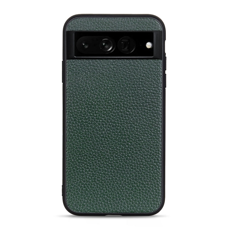 Cassa del telefono in vera pelle con texture Litchi con foro accurato, For OnePlus 10 Pro, For Google Pixel 7, For Google Pixel 7 Pro, For Samsung Galaxy A73 5G