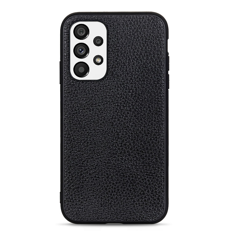 Cassa del telefono in vera pelle con texture Litchi con foro accurato, For OnePlus 10 Pro, For Google Pixel 7, For Google Pixel 7 Pro, For Samsung Galaxy A73 5G