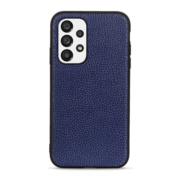Cassa del telefono in vera pelle con texture Litchi con foro accurato, For OnePlus 10 Pro, For Google Pixel 7, For Google Pixel 7 Pro, For Samsung Galaxy A73 5G