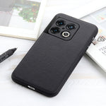 Cassa del telefono in vera pelle con trama in pelle di agnello con foro accurato, For OnePlus 10 Pro, For Google Pixel 7, For Google Pixel 7 Pro, For Samsung Galaxy A73 5G