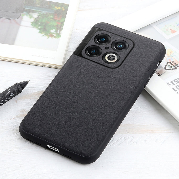 Cassa del telefono in vera pelle con trama in pelle di agnello con foro accurato, For OnePlus 10 Pro, For Google Pixel 7, For Google Pixel 7 Pro, For Samsung Galaxy A73 5G