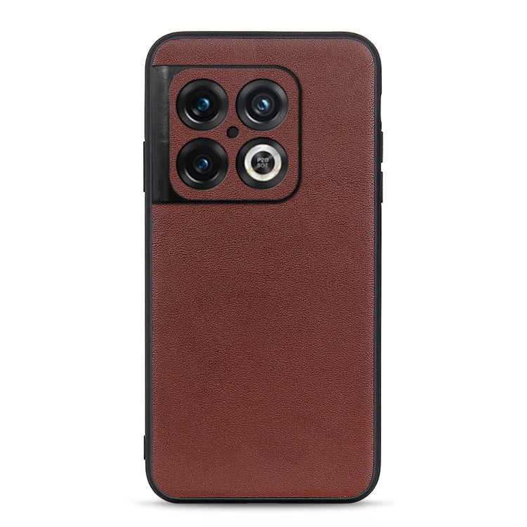 Cassa del telefono in vera pelle con trama in pelle di agnello con foro accurato, For OnePlus 10 Pro, For Google Pixel 7, For Google Pixel 7 Pro, For Samsung Galaxy A73 5G
