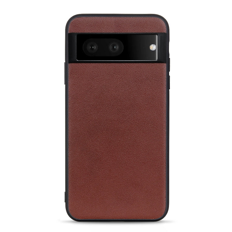 Cassa del telefono in vera pelle con trama in pelle di agnello con foro accurato, For OnePlus 10 Pro, For Google Pixel 7, For Google Pixel 7 Pro, For Samsung Galaxy A73 5G