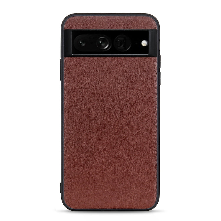 Cassa del telefono in vera pelle con trama in pelle di agnello con foro accurato, For OnePlus 10 Pro, For Google Pixel 7, For Google Pixel 7 Pro, For Samsung Galaxy A73 5G