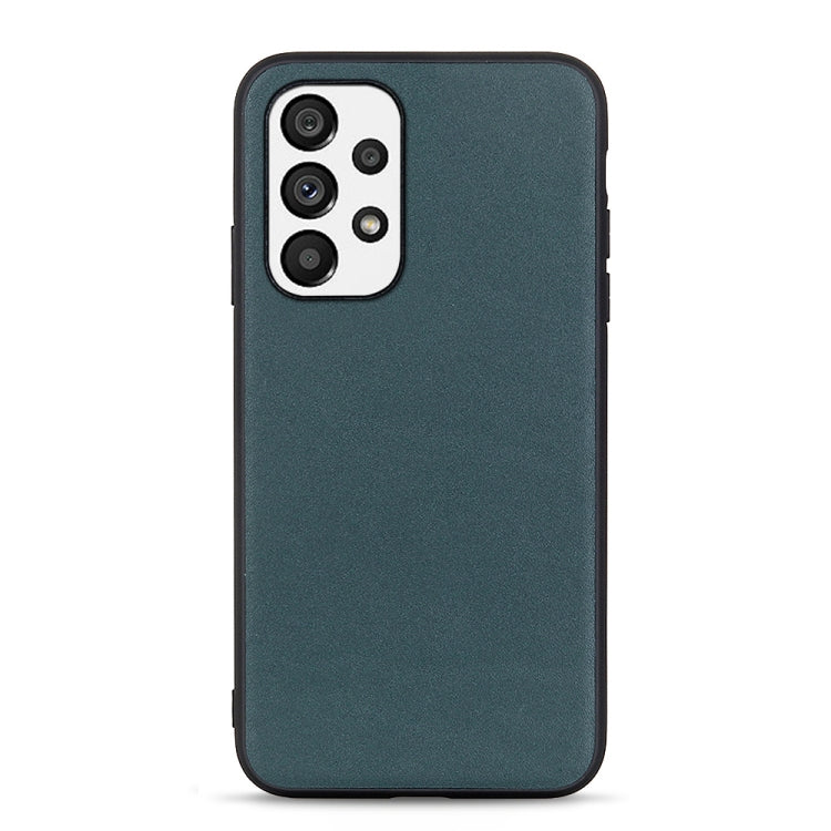 Cassa del telefono in vera pelle con trama in pelle di agnello con foro accurato, For OnePlus 10 Pro, For Google Pixel 7, For Google Pixel 7 Pro, For Samsung Galaxy A73 5G