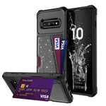 Custodia per cellulare con borsa magnetica glitterata, For Samsung Galaxy S10, For Samsung Galaxy S10+, For Samsung Galaxy S10e, For Samsung Galaxy S9, For Samsung Galaxy S9+, For Samsung Galaxy Note9