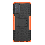 Gomma Texture TPU + Custodia per telefono PC con supporto, For Motorola Moto G Stylus 2022 4G, For Samsung Galaxy A03S 2022 165.8mm US