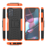 Gomma Texture TPU + Custodia per telefono PC con supporto, For Motorola Moto G Stylus 2022 4G, For Samsung Galaxy A03S 2022 165.8mm US