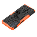 Gomma Texture TPU + Custodia per telefono PC con supporto, For Motorola Moto G Stylus 2022 4G, For Samsung Galaxy A03S 2022 165.8mm US