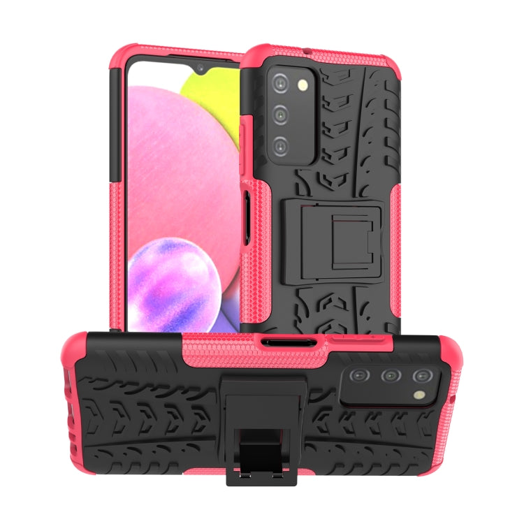 Gomma Texture TPU + Custodia per telefono PC con supporto, For Motorola Moto G Stylus 2022 4G, For Samsung Galaxy A03S 2022 165.8mm US