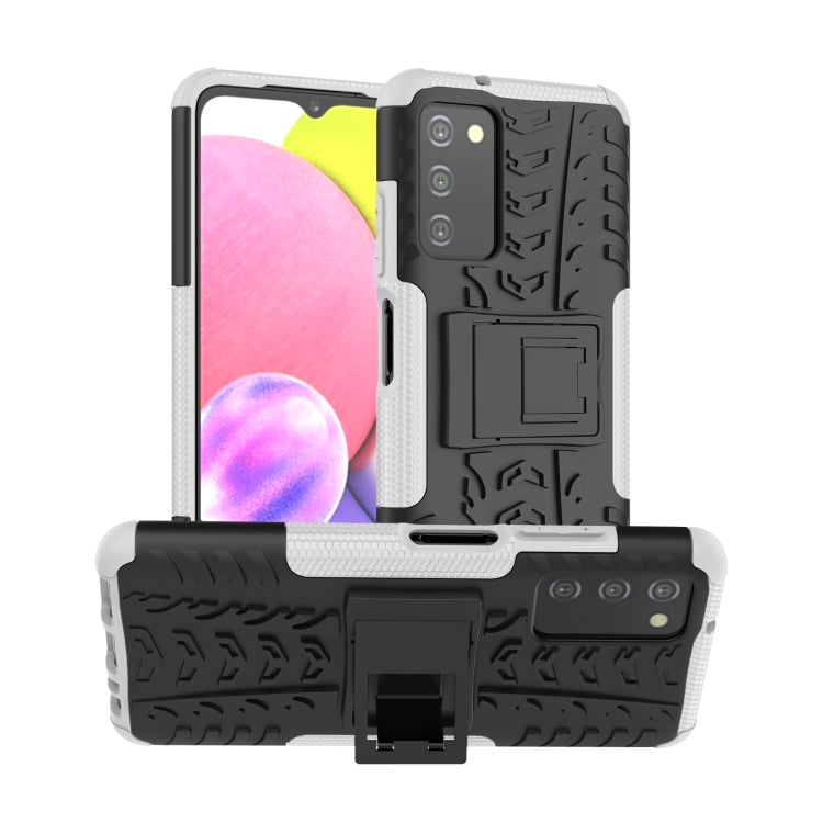 Gomma Texture TPU + Custodia per telefono PC con supporto, For Motorola Moto G Stylus 2022 4G, For Samsung Galaxy A03S 2022 165.8mm US