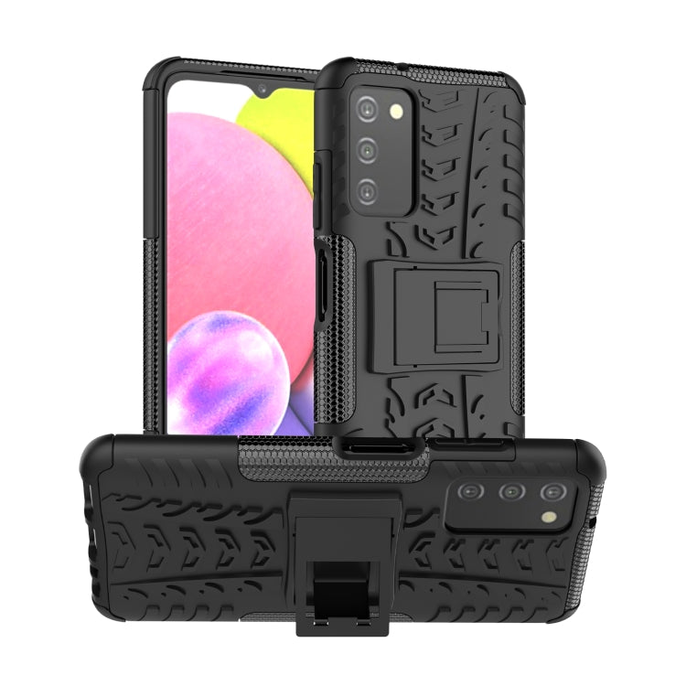 Gomma Texture TPU + Custodia per telefono PC con supporto, For Motorola Moto G Stylus 2022 4G, For Samsung Galaxy A03S 2022 165.8mm US